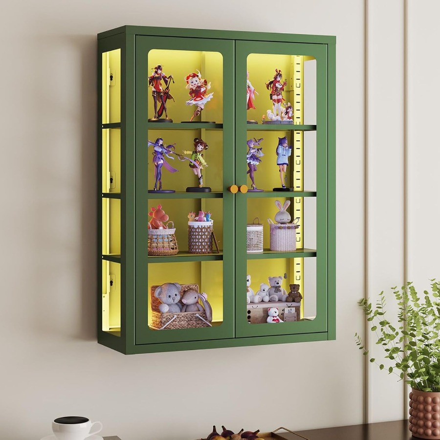 Metal wall display storage cab - Storage & Organization recension och pris