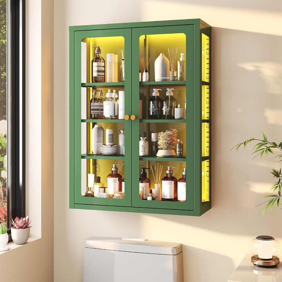 Metal wall display storage cab - Storage & Organization recension och pris
