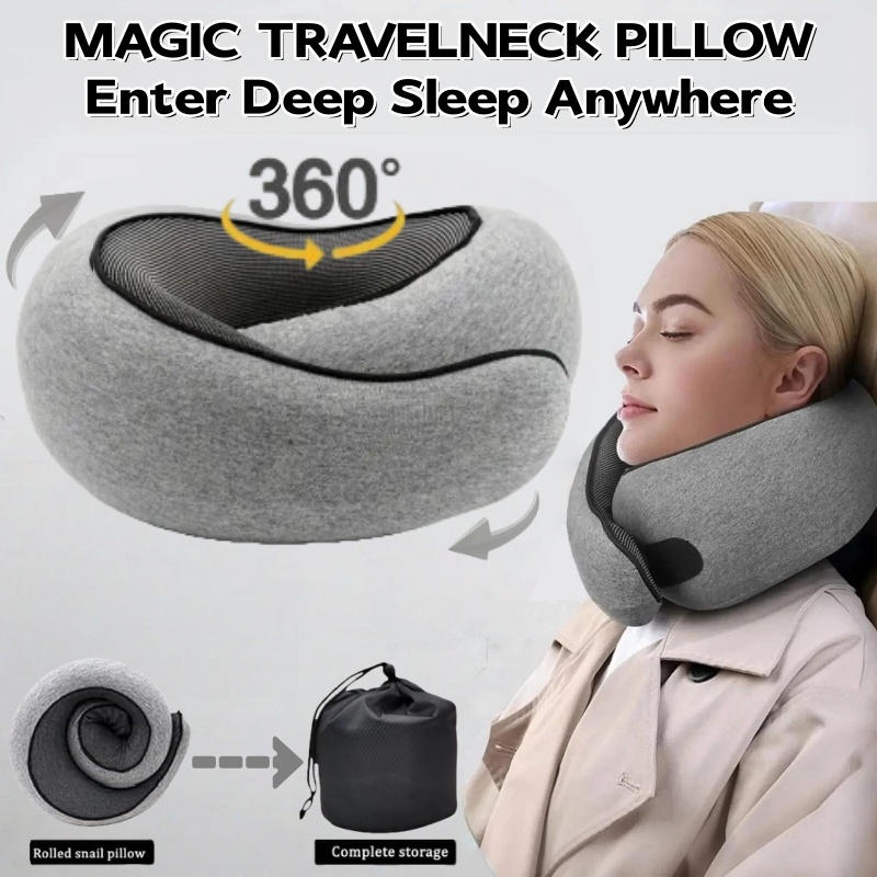 Portable U-shaped Travel Pillo - Anti Snore Contour Pillow recension och pris