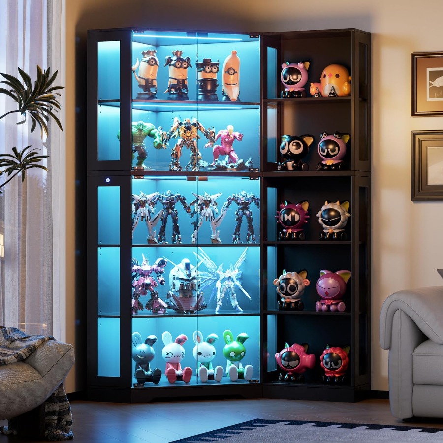 Corner display curio cabinet w - Storage & Organization recension och pris
