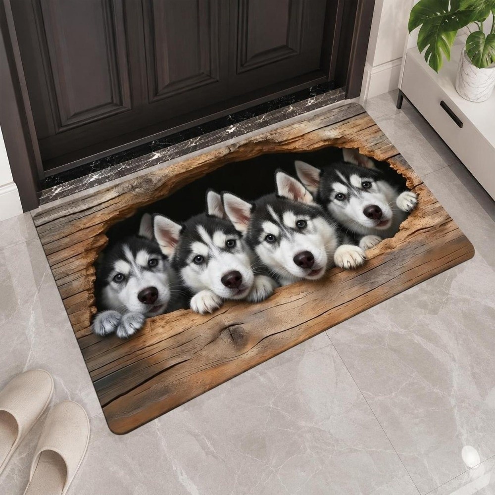 Durable Diatomite Dog Pattern  - Quick Dry Diatomite Bath Mat recension och pris