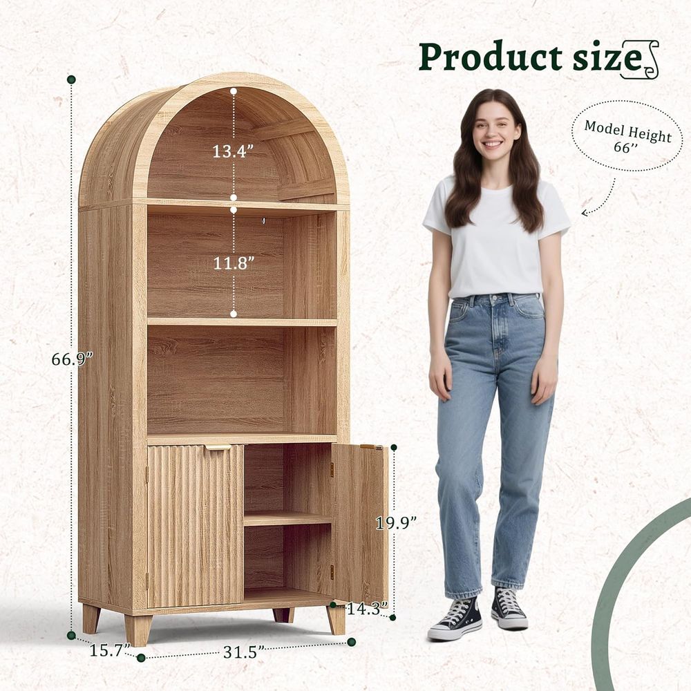 Arched Cabinet, 5-Tier Storage - Storage & Organization recension och pris