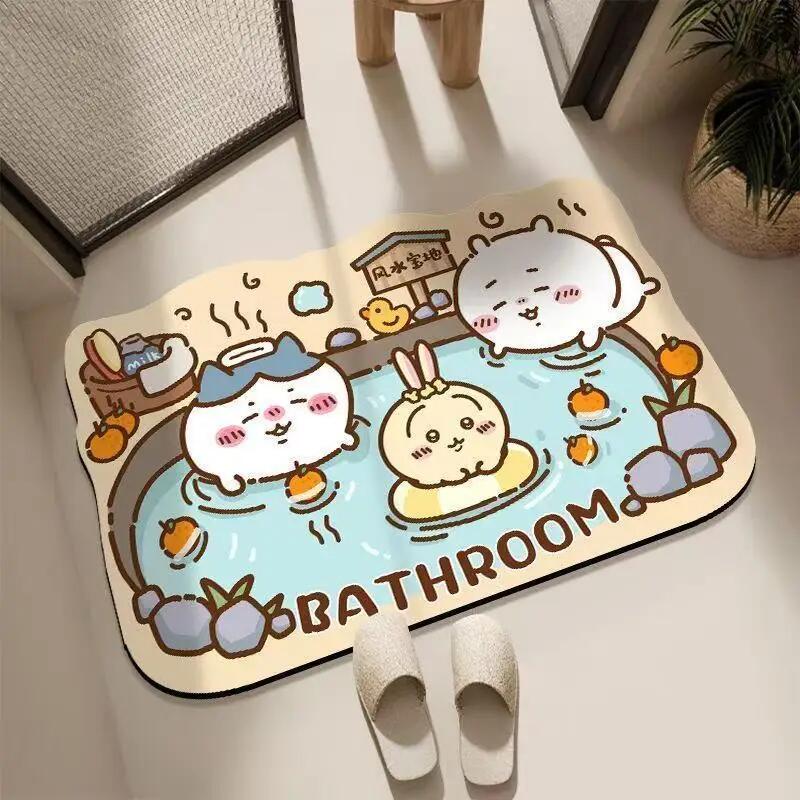 Chiikawa,Hachiware,Usagi  Cute - Quick Dry Diatomite Bath Mat recension och pris