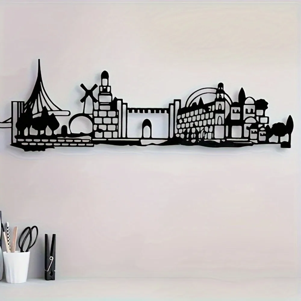 CIFBUY Iron Wall Art Jerusalem - Home Decor recension och pris