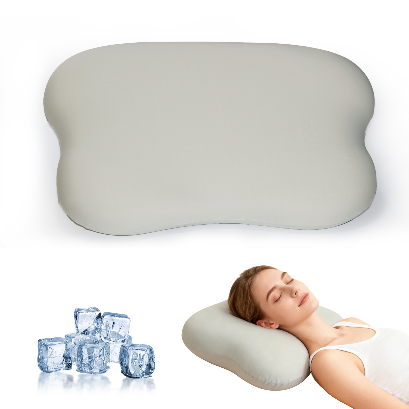 Cervical Neck Pillow for Neck  - Memory Foam Orthopedic Pillow Neck Pain recension och pris